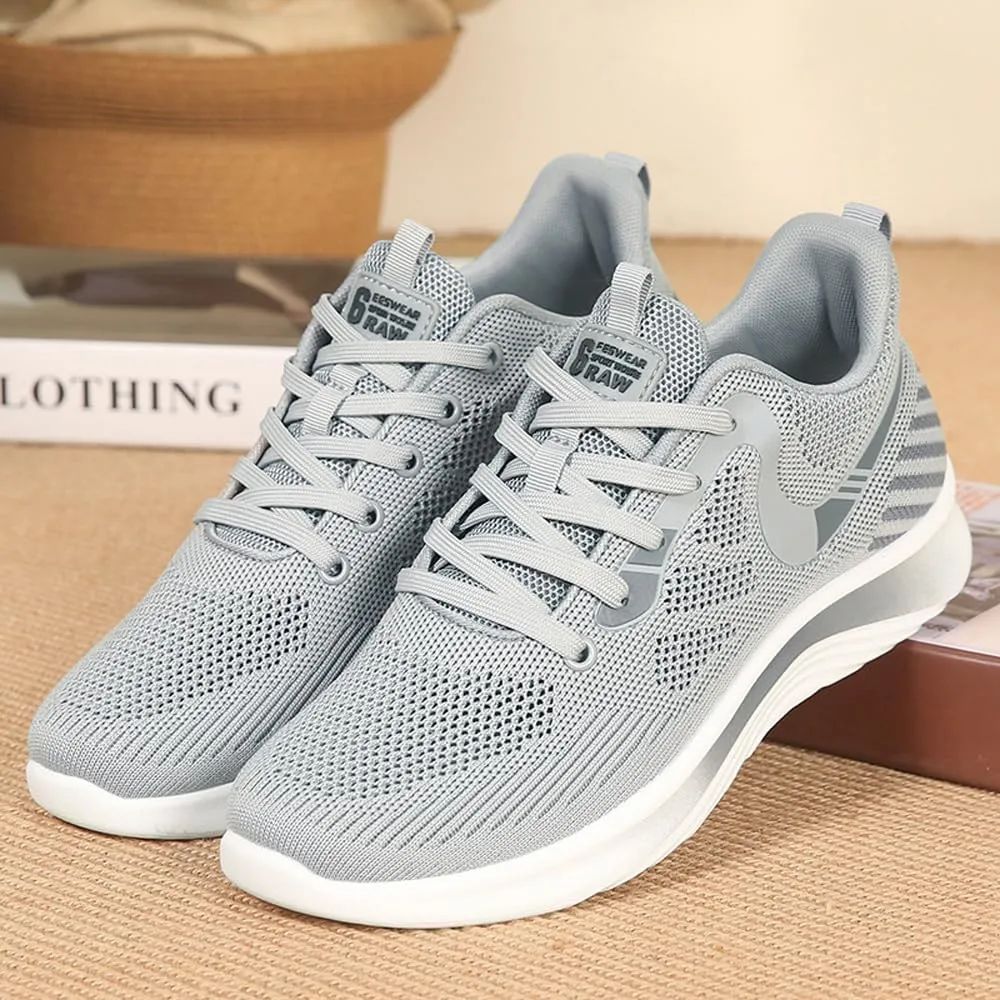 Asifn Men's Casual Mesh Sneakers Lightweigh Breathable Comfortable Walking Running Athletic Outdoor Non-Slip Shoes
