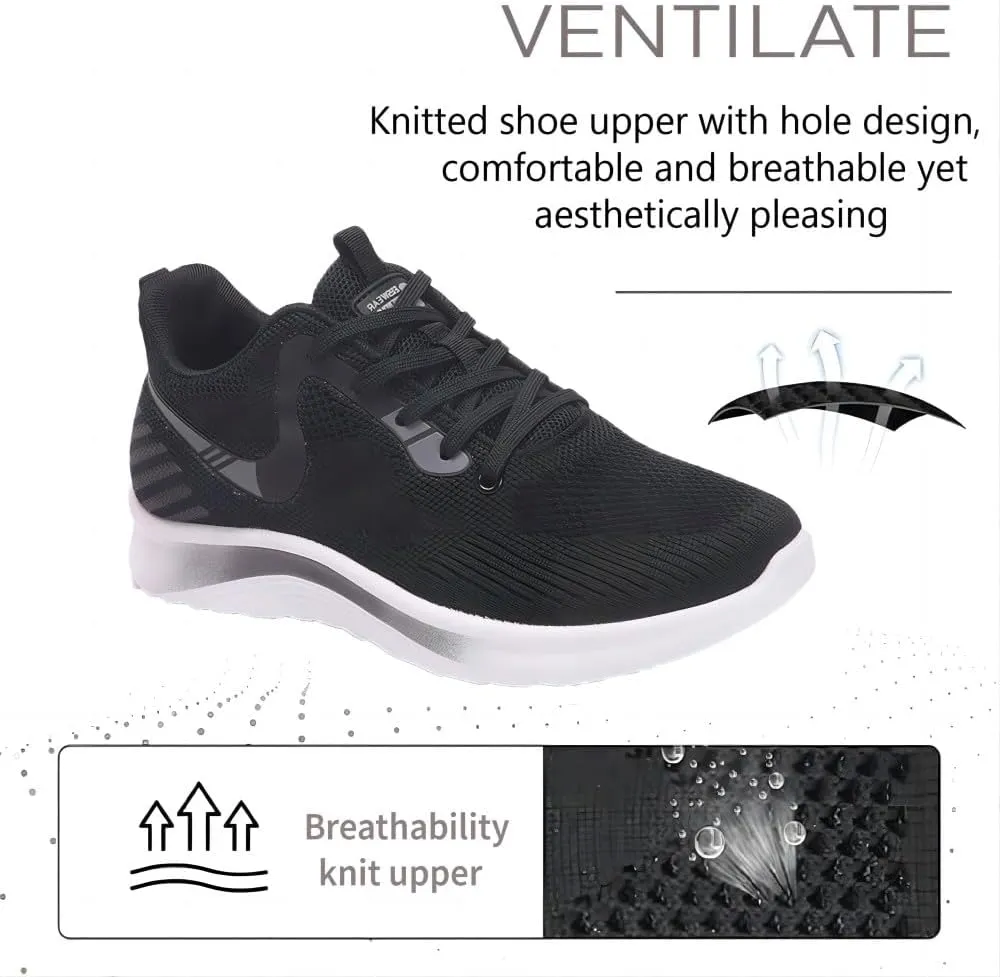 Asifn Men's Casual Mesh Sneakers Lightweigh Breathable Comfortable Walking Running Athletic Outdoor Non-Slip Shoes