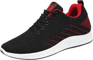 Athletic Fashion Sneakers for Men Comfortable Breathable Stretch Canvas Slip on Sneaker Lightweight Hiking Shoes