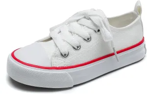Boys Girls Sneakers Canvas Shoes Toddler Littler Kids Slip on School Walking Shoes