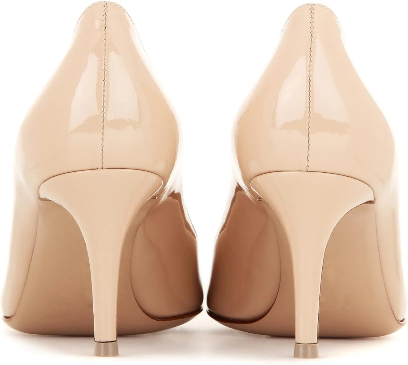 Eldof Womens Kitten Heel Pumps Pointy Toe Heels 6.5cm Mid-HeelPumps Office Classic Heels