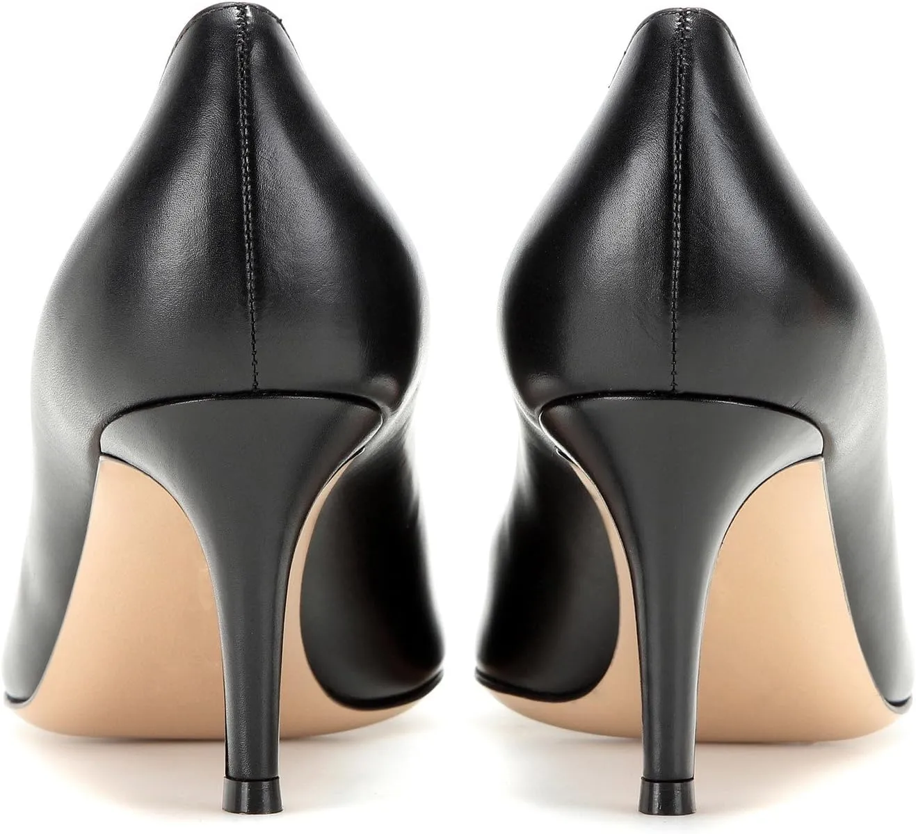 Eldof Womens Kitten Heel Pumps Pointy Toe Heels 6.5cm Mid-HeelPumps Office Classic Heels