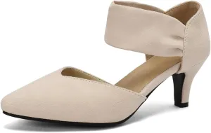 Elegant Women Kitten Heels for Women Pointed Toe Office Pumps