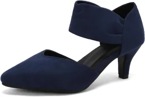 Elegant Women Kitten Heels for Women Pointed Toe Office Pumps