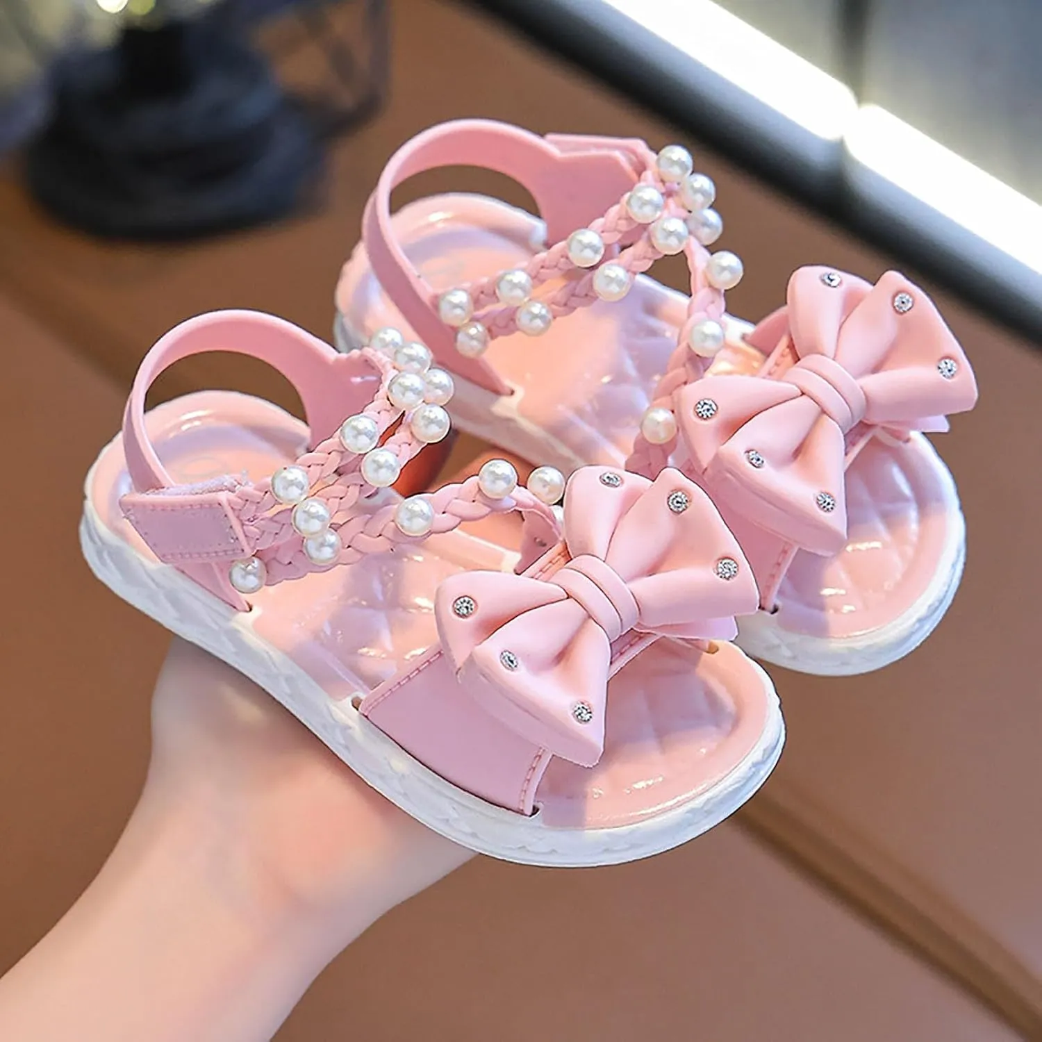 Girls Shoes Comfortable Thick Soled Open Toed Sandals Fashionable Beach Sandals Little Girl White Girl