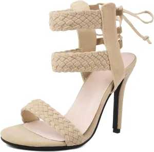 Gladiator Stiletto Heels Womens Classic Sandals