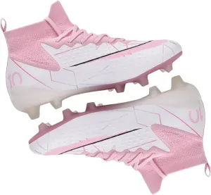 HESBITEUL Soccer Cleats for Mens Womens Youth FG Football Boots Outdoor Breathable Training Sneaker Shoes