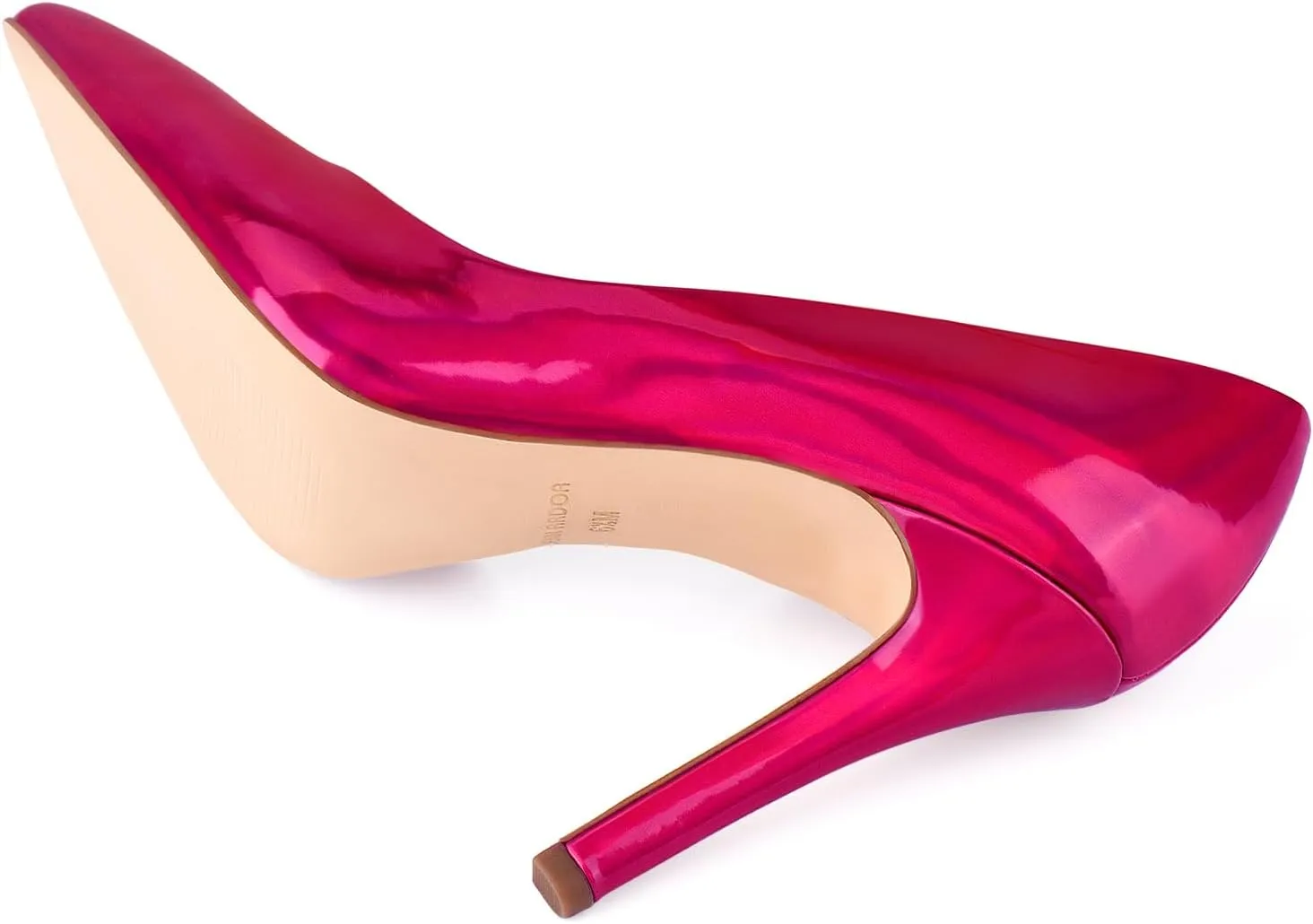 JENN ARDOR Stiletto High Heel Shoes for Women: Pointed, Closed Toe Classic Slip On Dress Pumps