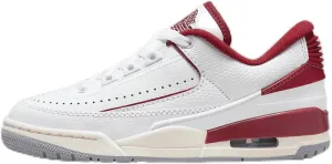 Jordan 2/3 Big Kids' Shoes (FD0384-161, White/Sail/Cement Grey/Varsity Red) Size 6