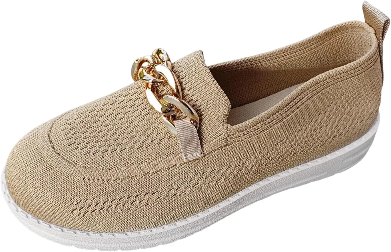 Loafers for Women Breathable Orthopedic Sneakers Trendy Mesh Walking Shoes Athletic Wide Width Sneakers Tennis Shoes