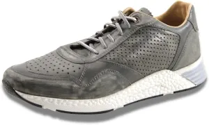 Low Down Men's Genuine Leather Perforated Sneaker