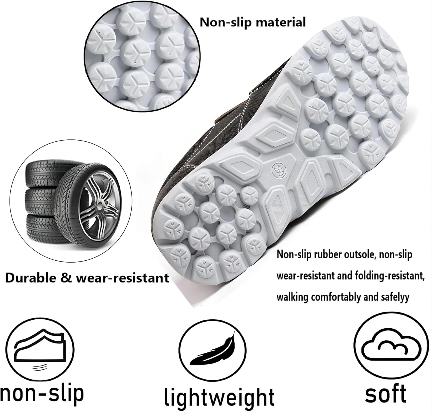 Men's Fashion Canvas Loafers Casual Lightweight Breathable Stretch Flats Outdoor Walking Fit Shoes