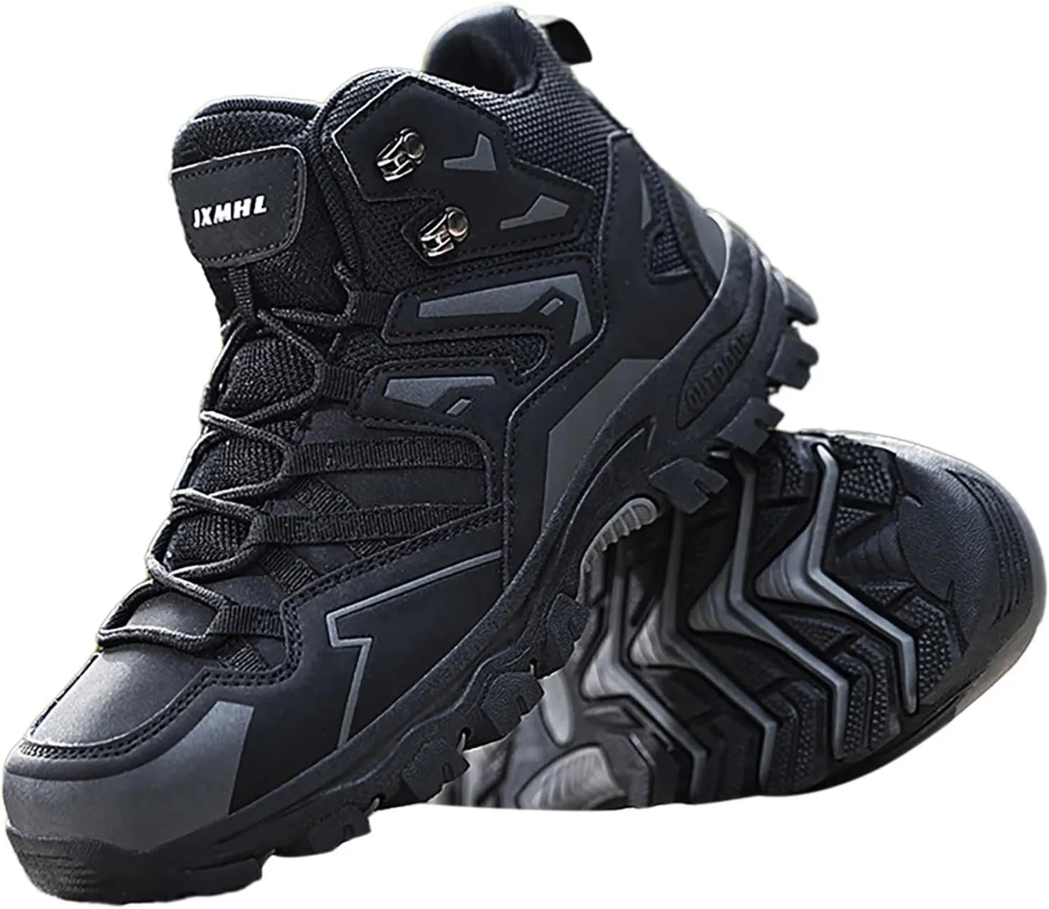 Men's Low Top Waterproof Hiking Shoes Trekking Trails Outdoor Work Shoes