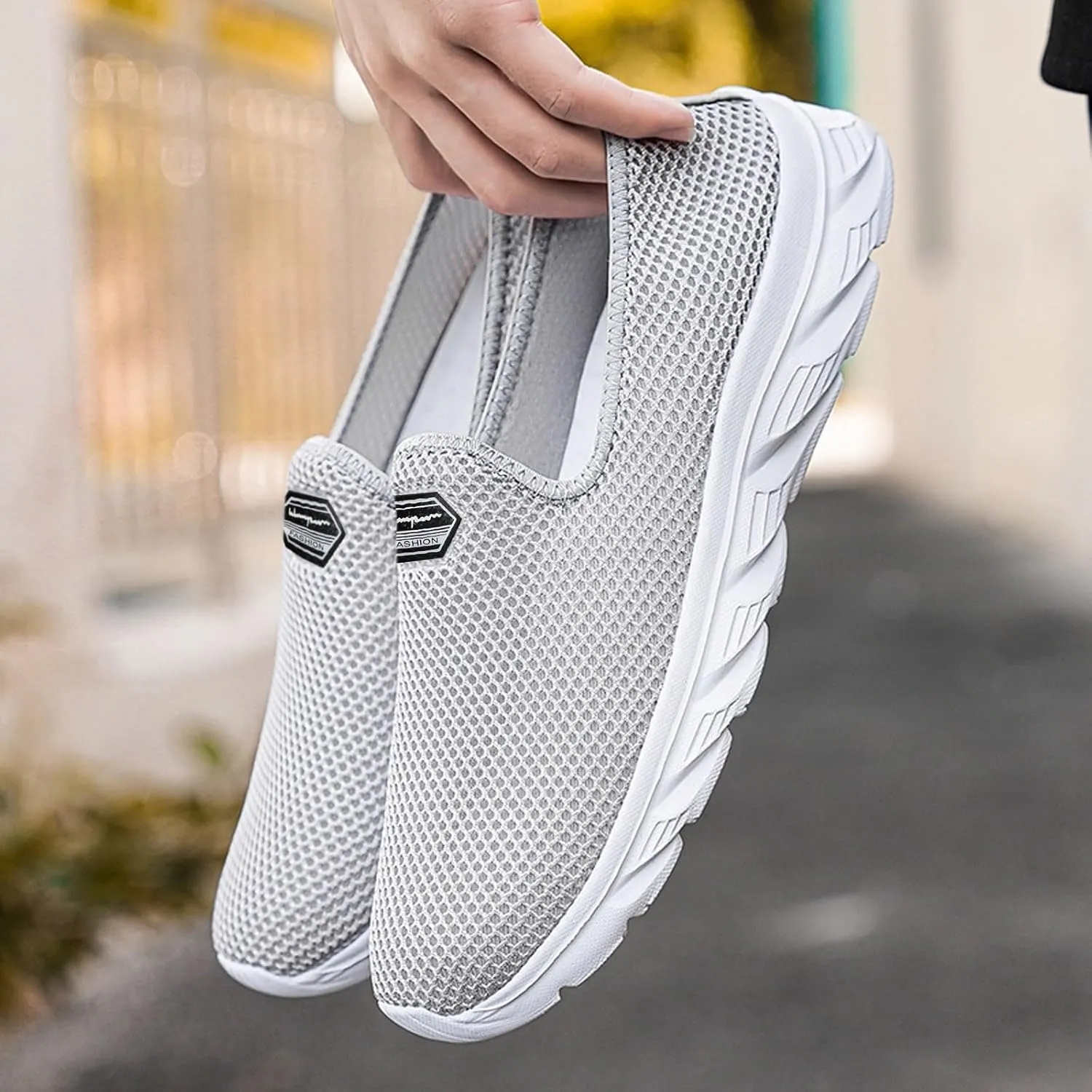 Mens Walking Shoes Women Casual Dress Shoes Womens Shoes Sneakers Lightweight Hiking Shoes PU Leather Tennis Shoes Low Top Wide Tennis Shoes Slip Ons