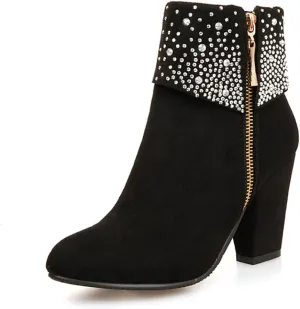 MRKEWUNEY Elegant Women Ankle Boots