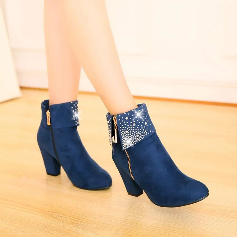 MRKEWUNEY Elegant Women Ankle Boots