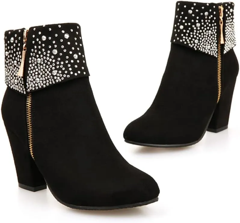 MRKEWUNEY Elegant Women Ankle Boots