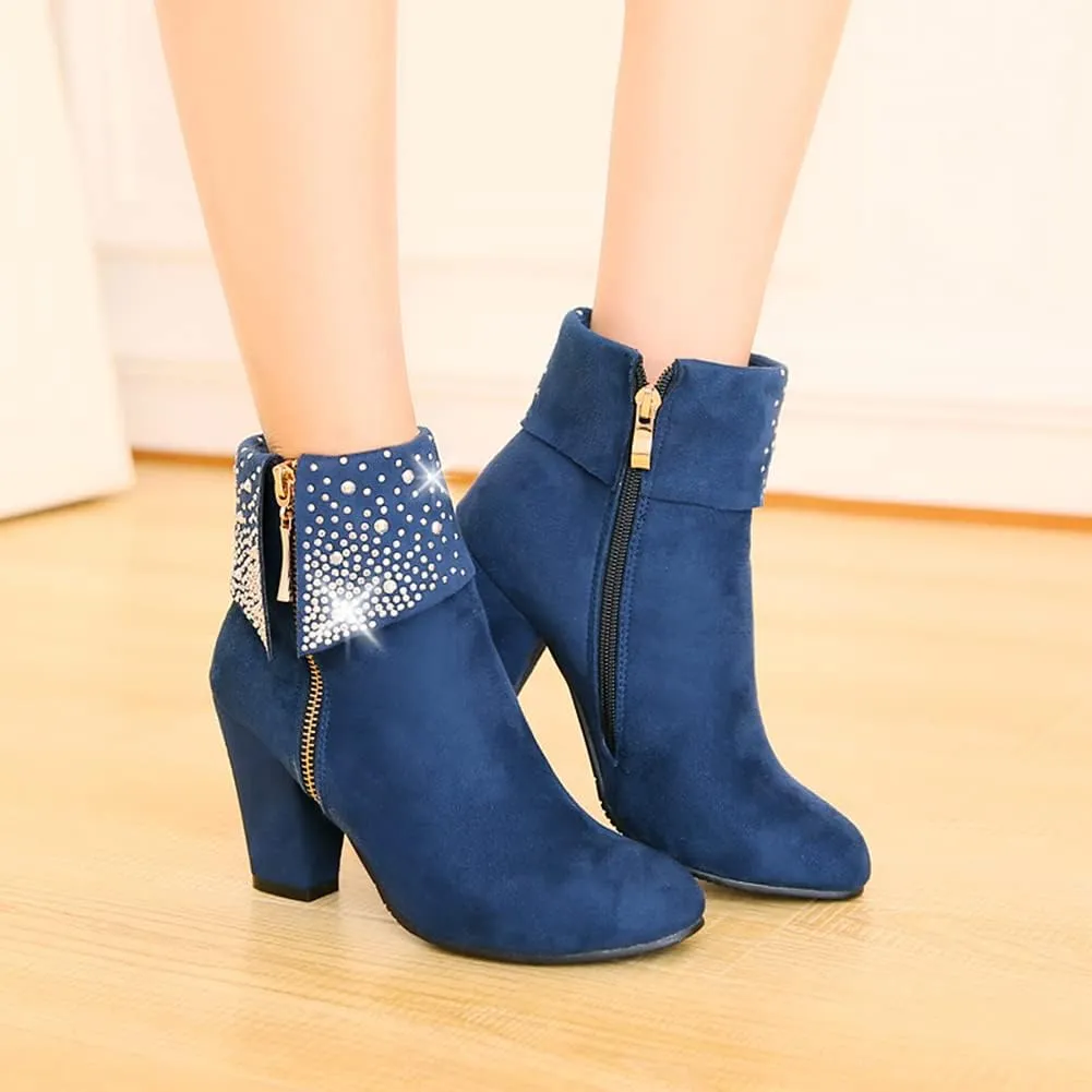 MRKEWUNEY Elegant Women Ankle Boots
