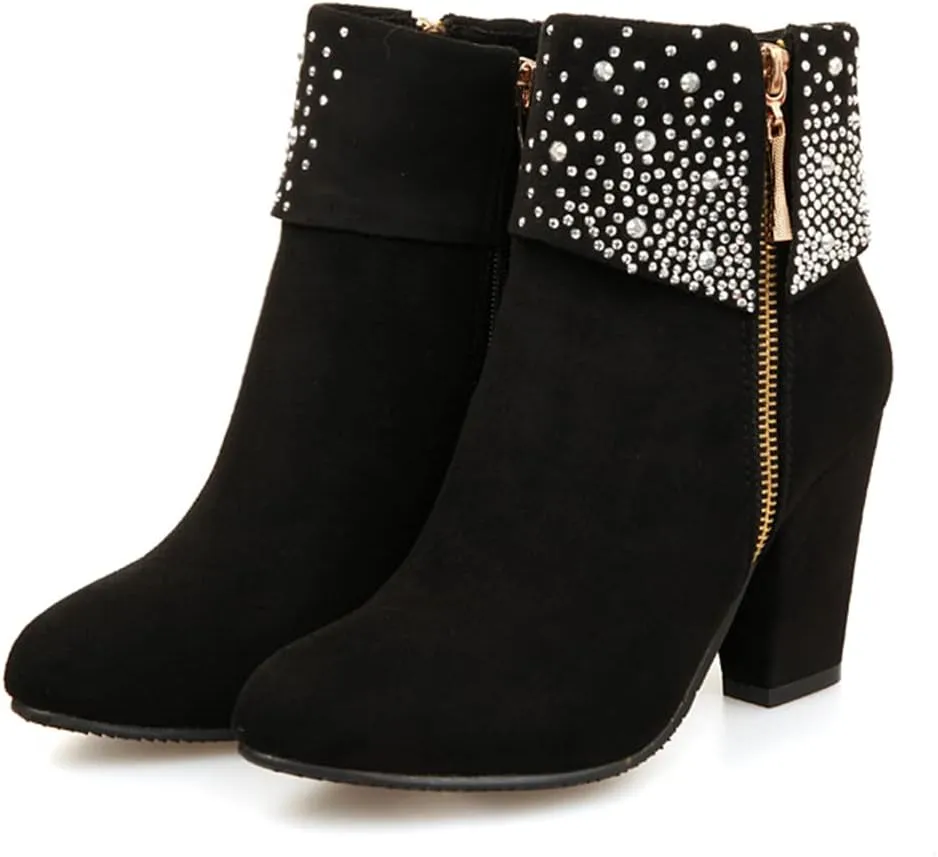 MRKEWUNEY Elegant Women Ankle Boots