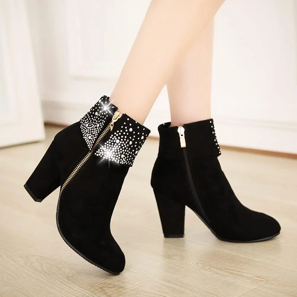 MRKEWUNEY Elegant Women Ankle Boots
