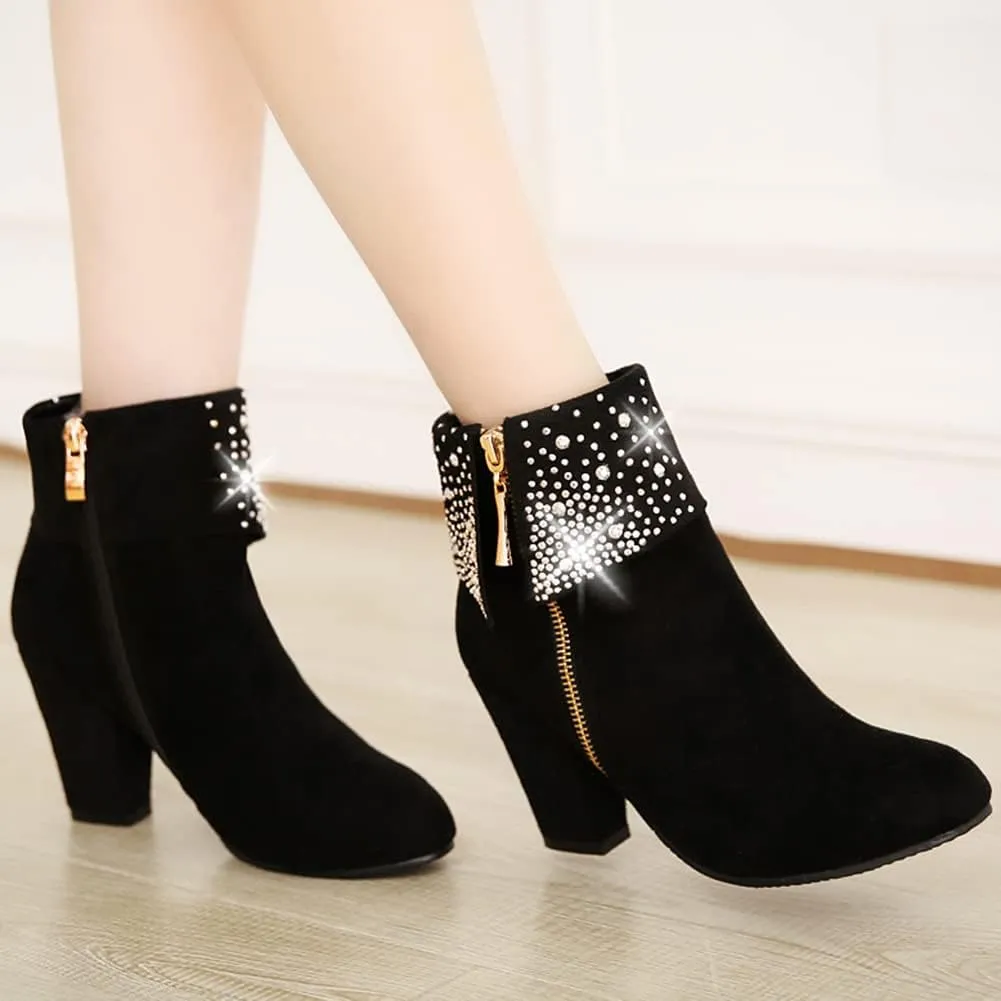 MRKEWUNEY Elegant Women Ankle Boots