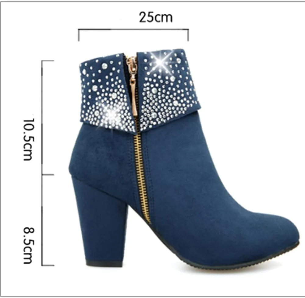MRKEWUNEY Elegant Women Ankle Boots