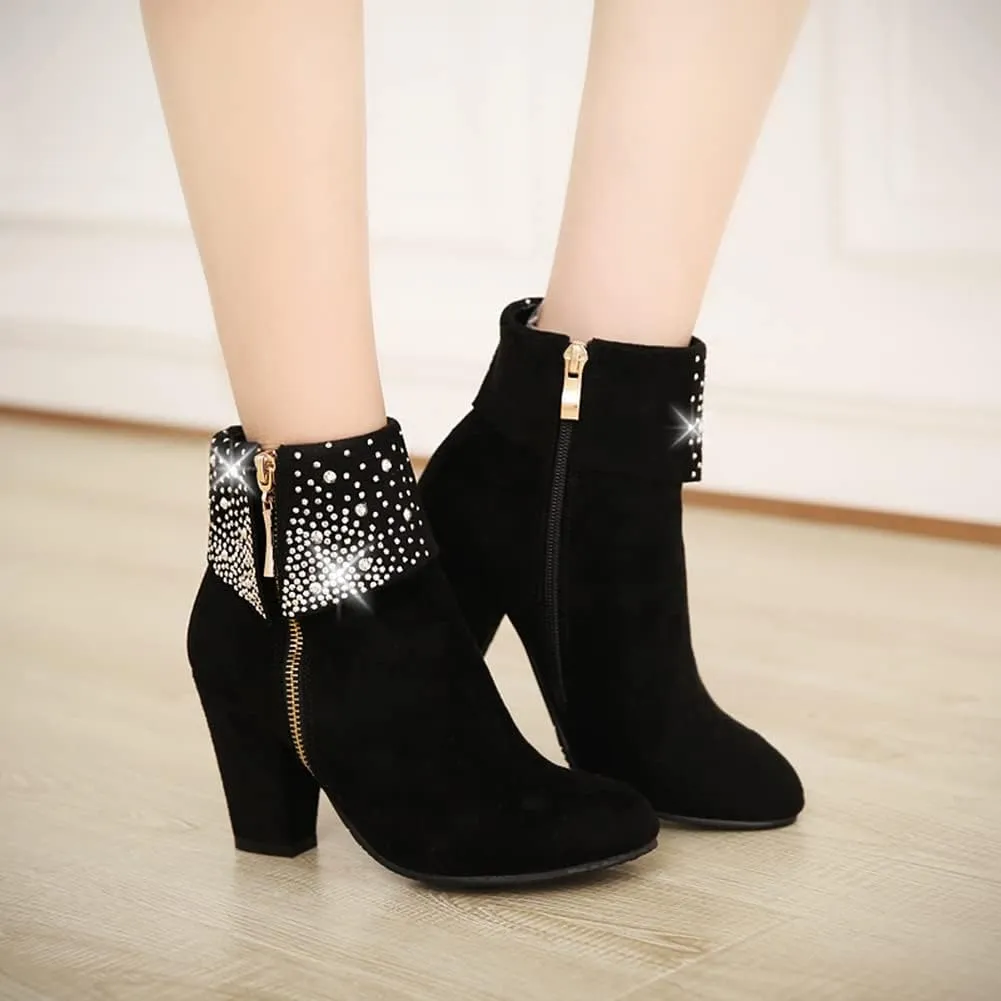 MRKEWUNEY Elegant Women Ankle Boots
