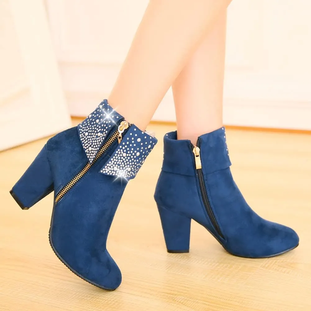 MRKEWUNEY Elegant Women Ankle Boots