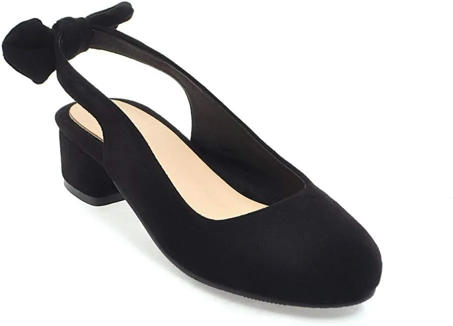 MRKEWUNEY Elegant Womens Chunky Heel Mary Jane Round Toe Ankle Strap