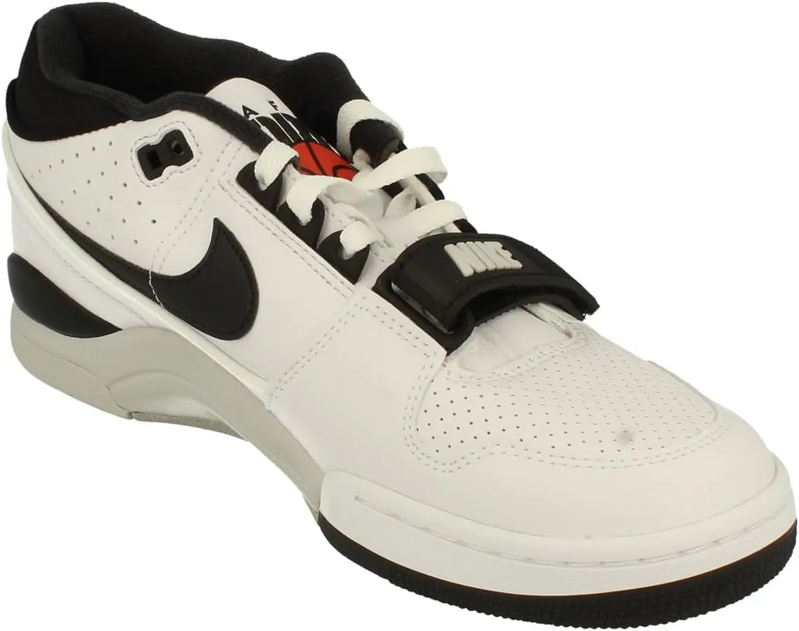 Nike Air Alpha Force 88 x Billie Men's Shoes (DZ6763-101, White/Neutral Grey/Fire Red)