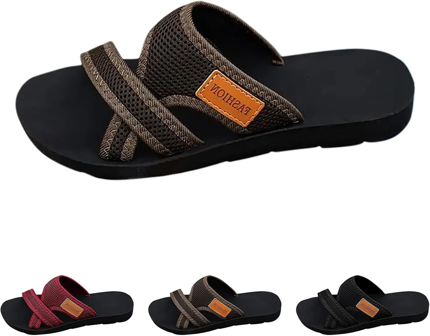 Orthopedic Sandals for Women Hollow Mesh Slide Sandals Arch Support Sandal Comfortable Beach Slippers