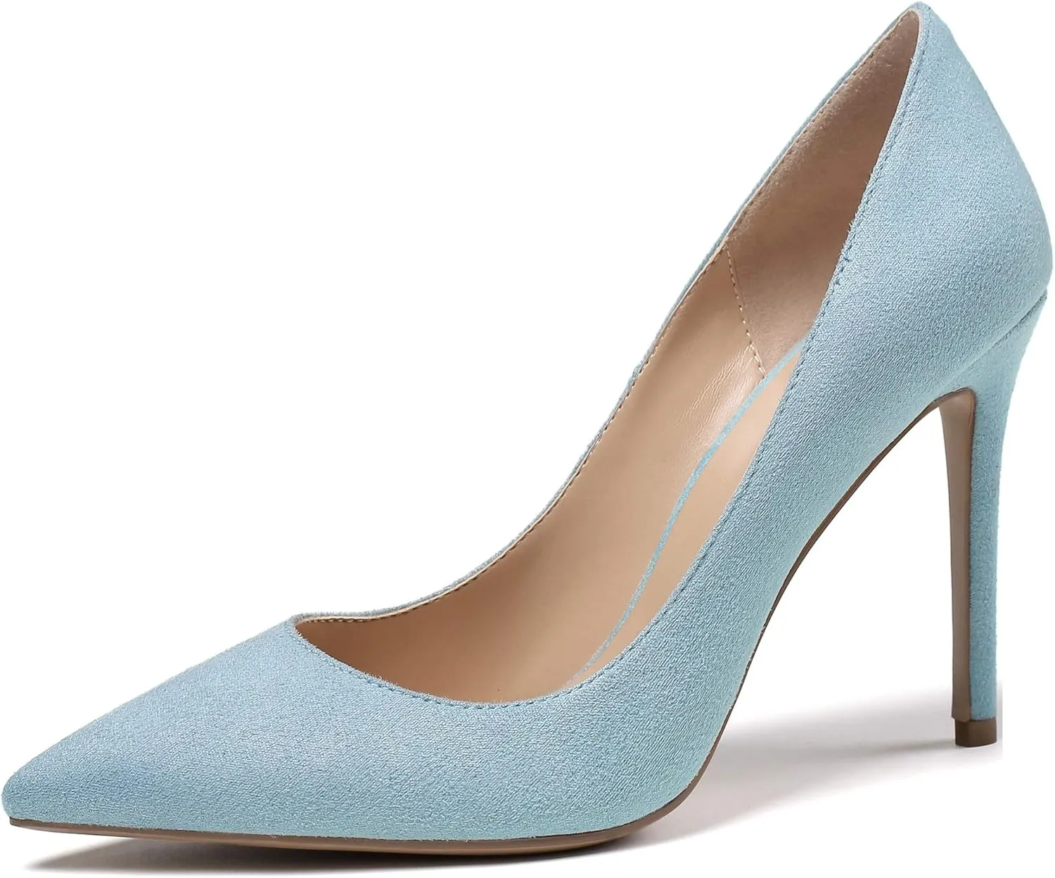 SAMMITOP Women's Classic Fashion Stiletto Pointed Toe 10CM High Heel Dress Pump Shoes