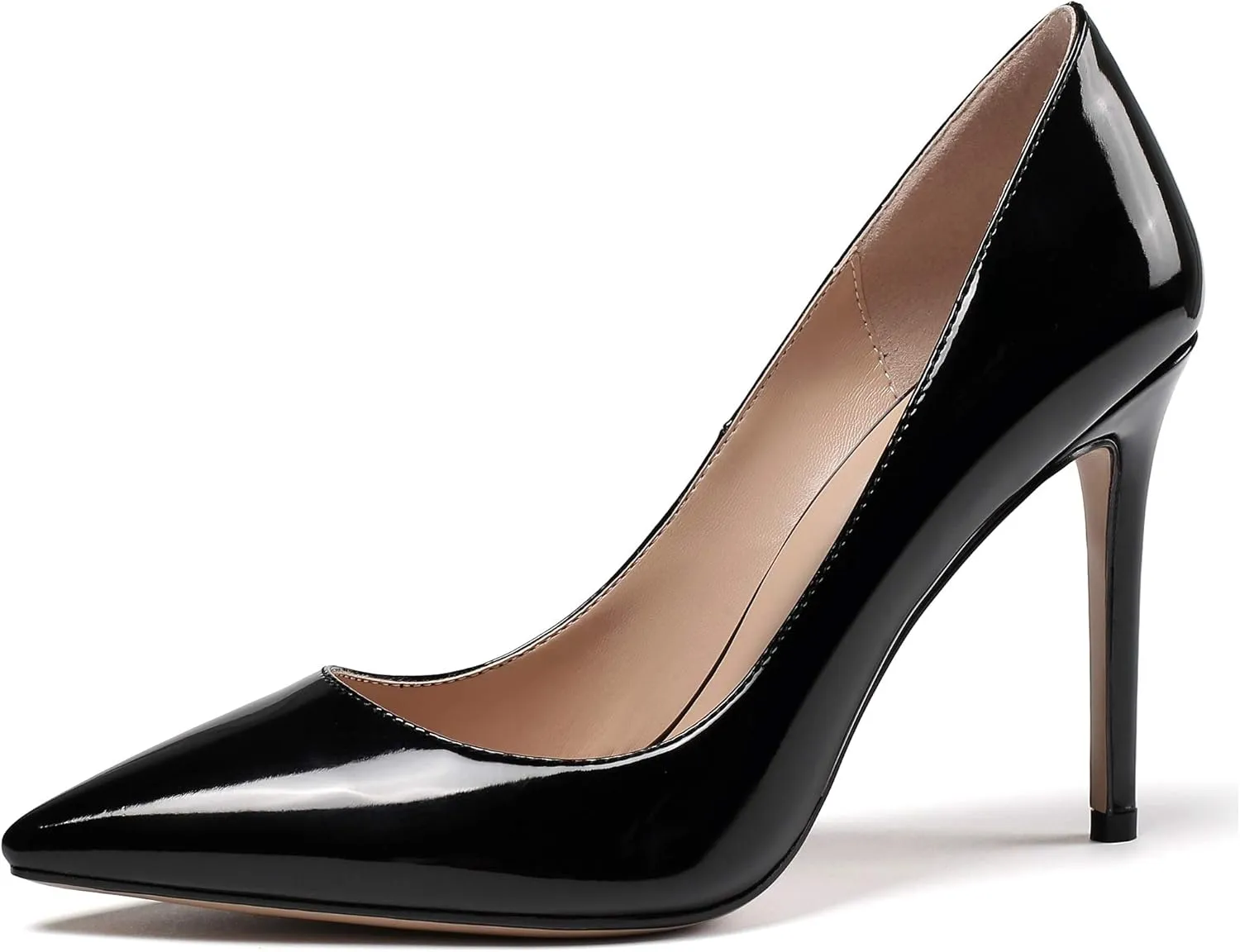 SAMMITOP Women's Classic Fashion Stiletto Pointed Toe 10CM High Heel Dress Pump Shoes