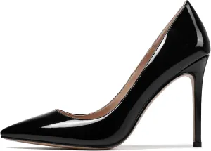 SAMMITOP Women's Classic Fashion Stiletto Pointed Toe 10CM High Heel Dress Pump Shoes