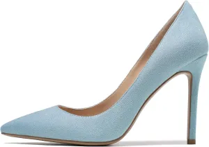 SAMMITOP Women's Classic Fashion Stiletto Pointed Toe 10CM High Heel Dress Pump Shoes