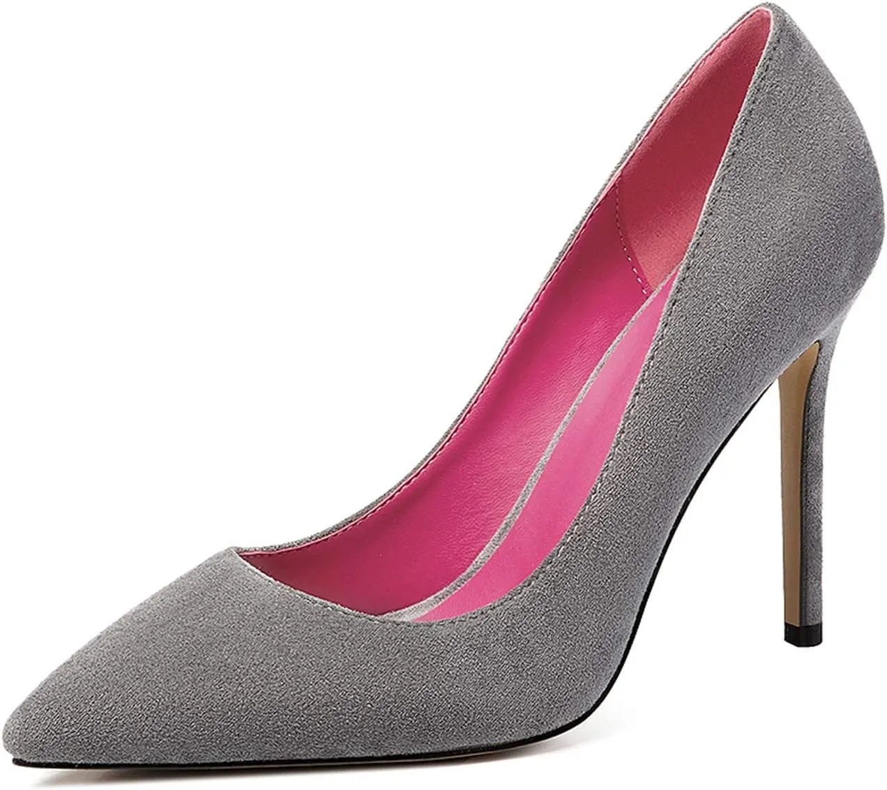 SAMMITOP Women's Classic Pointed Toe Stiletto High Heel Dress Pumps