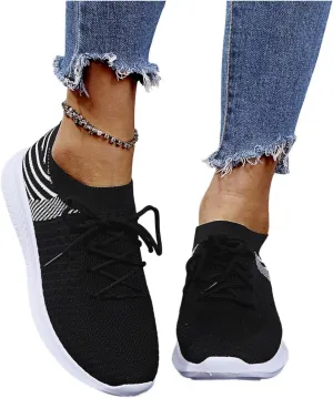 Shoes for Women Sneakers Sneakers for Women Slip On Sneakers Women Sneakers for Women Casual Running Shoes Comfy Outdoor Walking Shoes Breathable Slip On Casual Shoes
