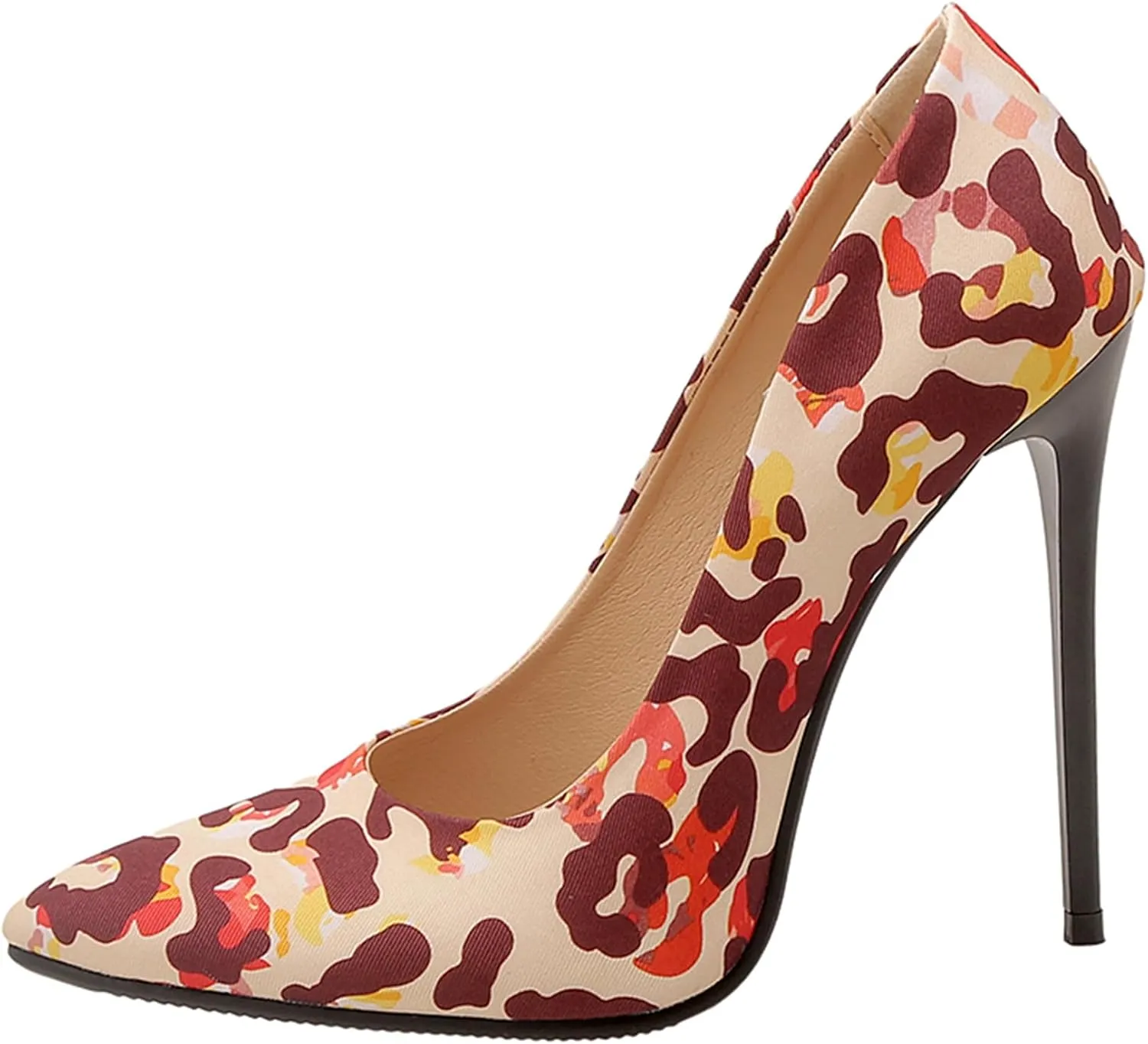 Stiletto Heels Womens Pointed Toe Patent Elegant Pumps