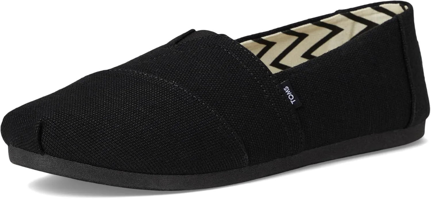 TOMS Women's Classic Alpargata with Heritage Canvas Loafer