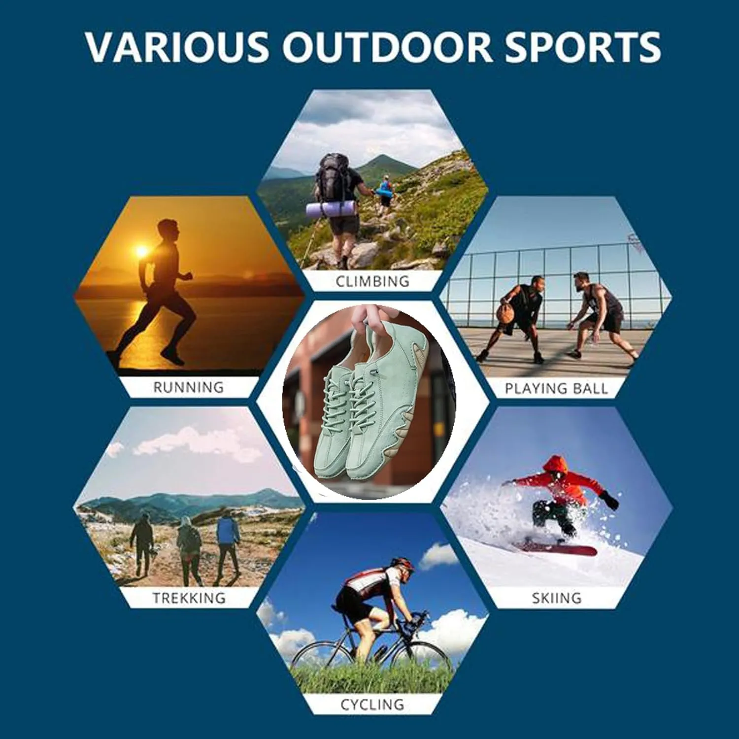 Vogany Shoes Women Mens,Vogldeck-Waterproof and Breathable Orthopedic Shoes,Lightweight Hiking Breathable Camping Driving Unisex