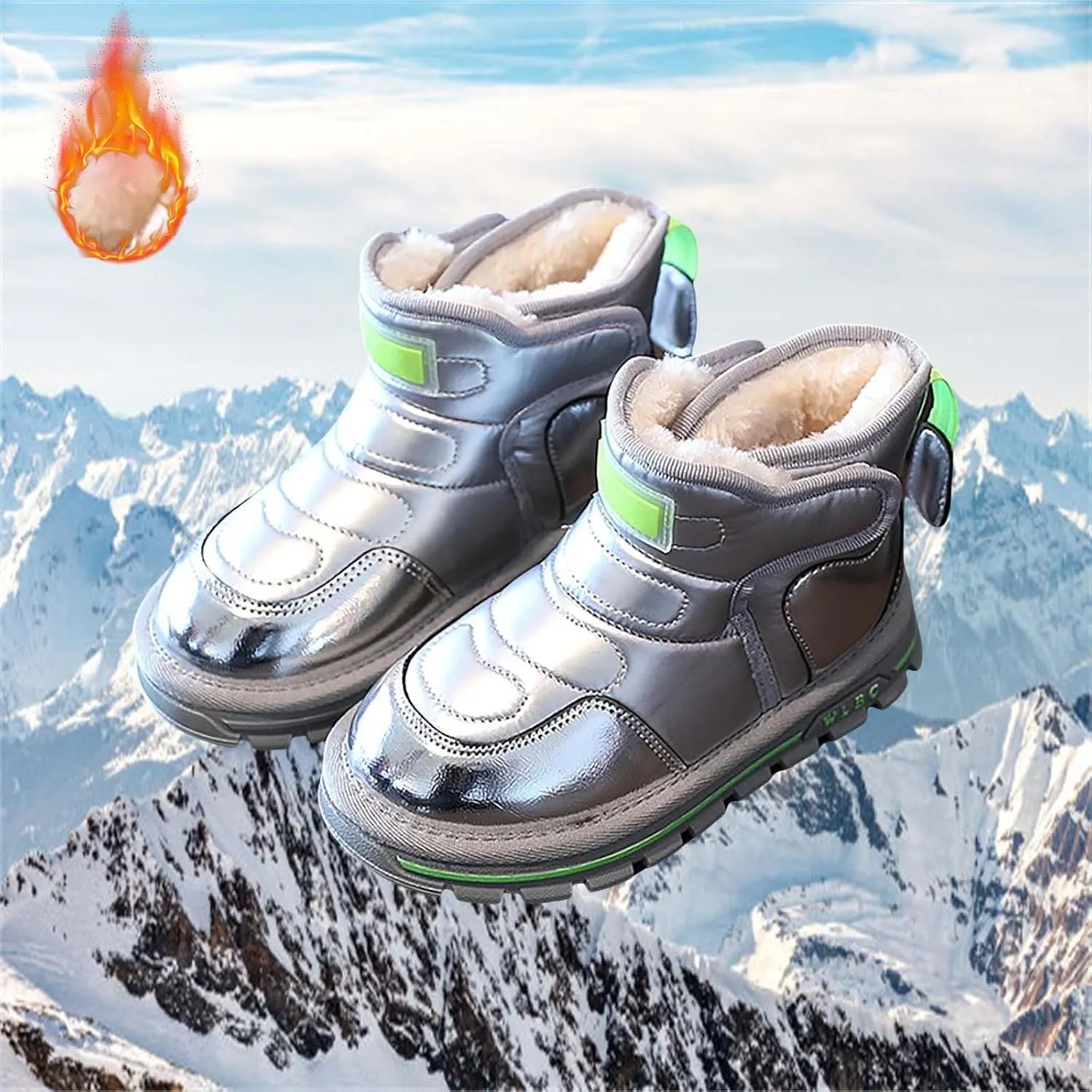Winter Girls Boys Ankle Boots Kids Comfortable Warm Lined Comfort Casual Sports Shoes for Children Outdoor Hiking