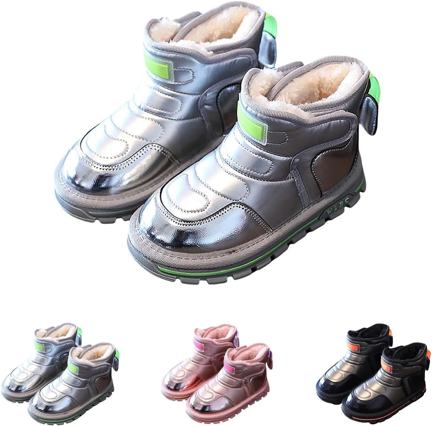 Winter Girls Boys Ankle Boots Kids Comfortable Warm Lined Comfort Casual Sports Shoes for Children Outdoor Hiking