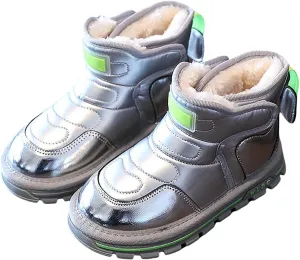 Winter Girls Boys Ankle Boots Kids Comfortable Warm Lined Comfort Casual Sports Shoes for Children Outdoor Hiking
