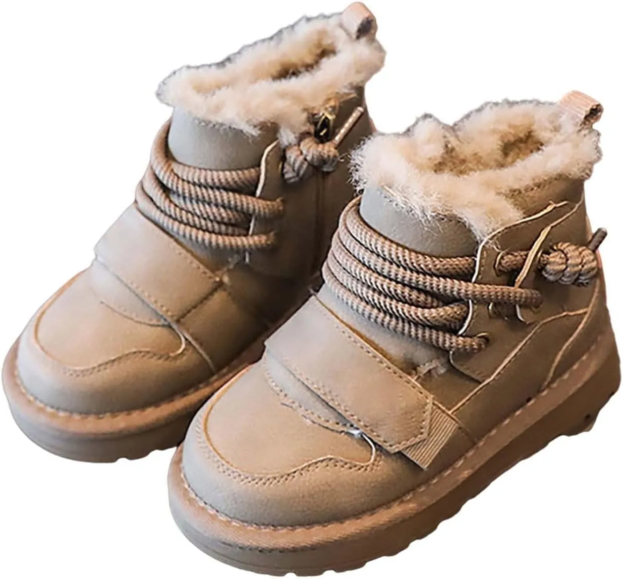 Winter Girls Boys Ankle Boots Kids Comfortable Warm Lined Comfort Casual Sports Shoes for Children Outdoor Hiking