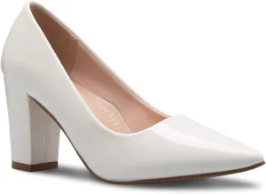 Women's Classic Pointed-Toe Elegant Pumps Low Block Heel - Adorable, Comfortable
