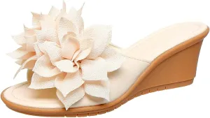 Womens Flip Flops Dressy Orthopedic Sandals Summer Comfortable Sandals Arch Support Wedge Slippers Vacation Shoes