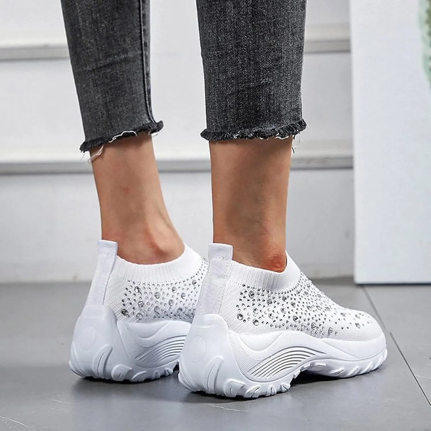 Womens Running Shoes Lightweight Orthopedic Sneakers Fashion Comfortable Walking Shoes Breathable Workout Shoes