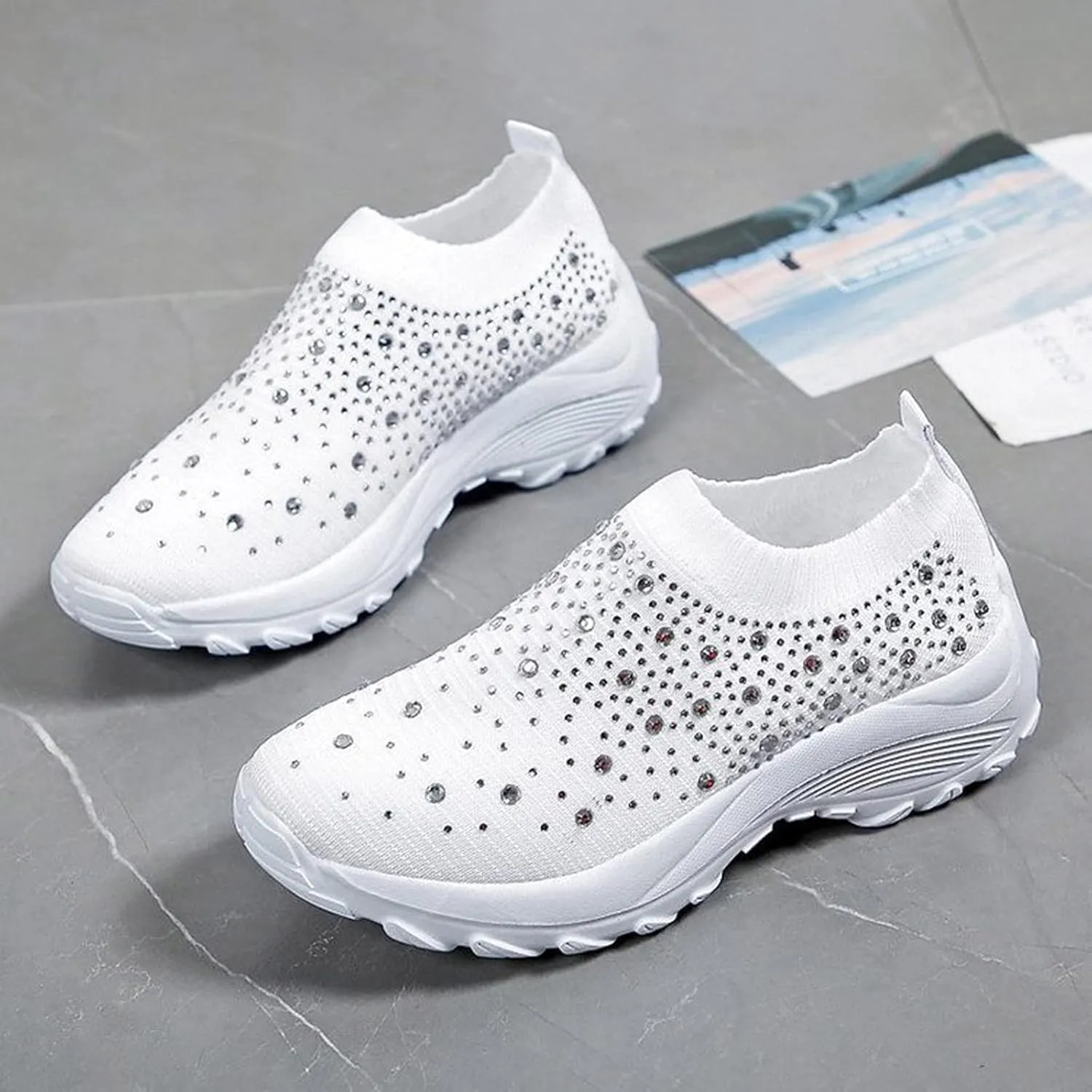 Womens Running Shoes Lightweight Orthopedic Sneakers Fashion Comfortable Walking Shoes Breathable Workout Shoes