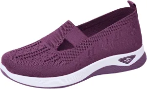 Women's Slip on Sneakers Orthopedic Walking Shoes Lightweight Comfortable Running Shoes Anti-Slip Mesh Shoes Sneakers