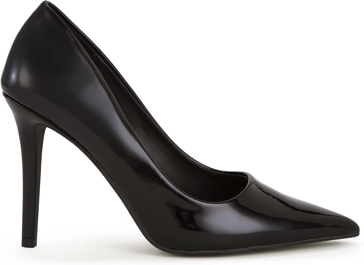 Women's Stiletto High Heels 3.7 Inch Closed Pointed Toe Pumps Slip On Classic Office Dress Shoes
